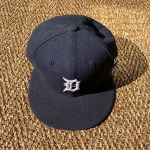 Detroit Tigers New Era Logo 59FIFTY Fitted Hat - Black